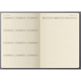 thumbnail of Conceptum, Wochenplaner (EN), undatiert, ca. DIN A5, schwarz, 2 Seiten = 1 Woche, 192 Seiten