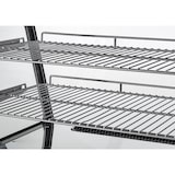 thumbnail of METRO PROFESSIONAL Vitrine réfrigérée positive GCV 1130, inox/verre, 88 x 56,8 x 68,6 cm, 130l, froid avec ventilateur, deux grilles, argenté/noir