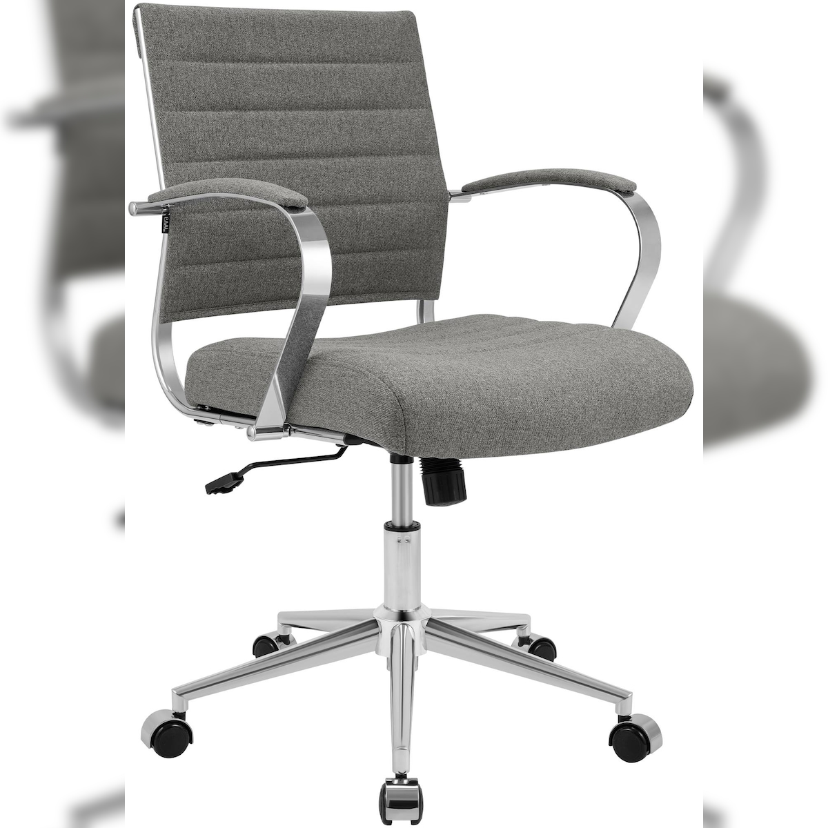 CLP Bürostuhl Oakland Stoff HBT: 90x57x62 cm grau Stoff