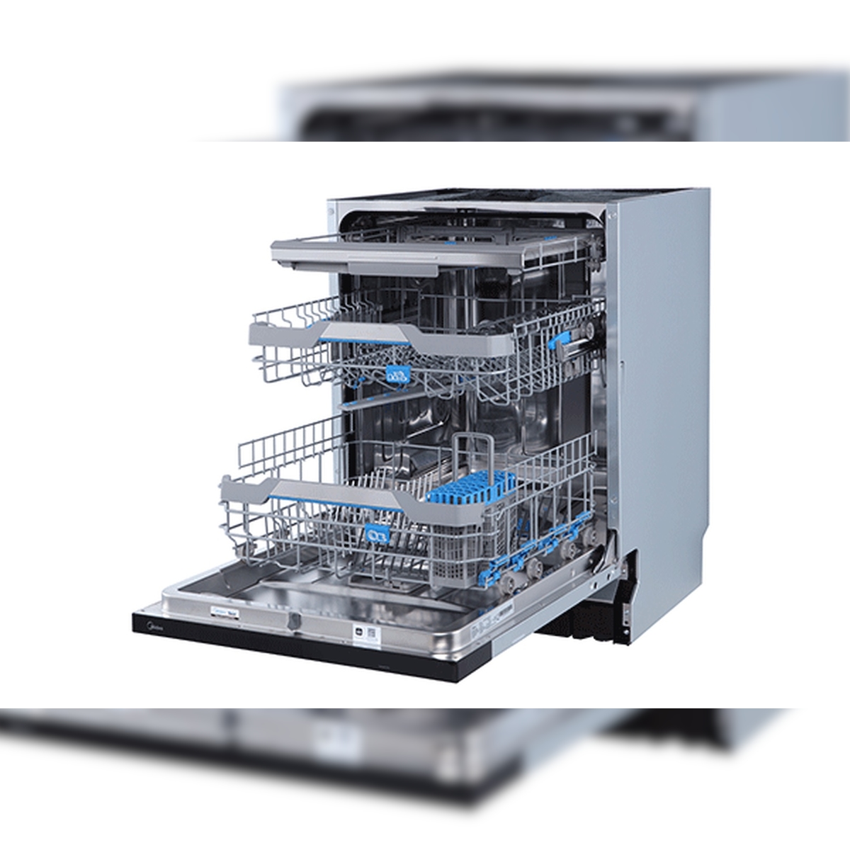 Midea MDWEB1403QB-WU Geschirrspüler vollintegrierbar 60 cm