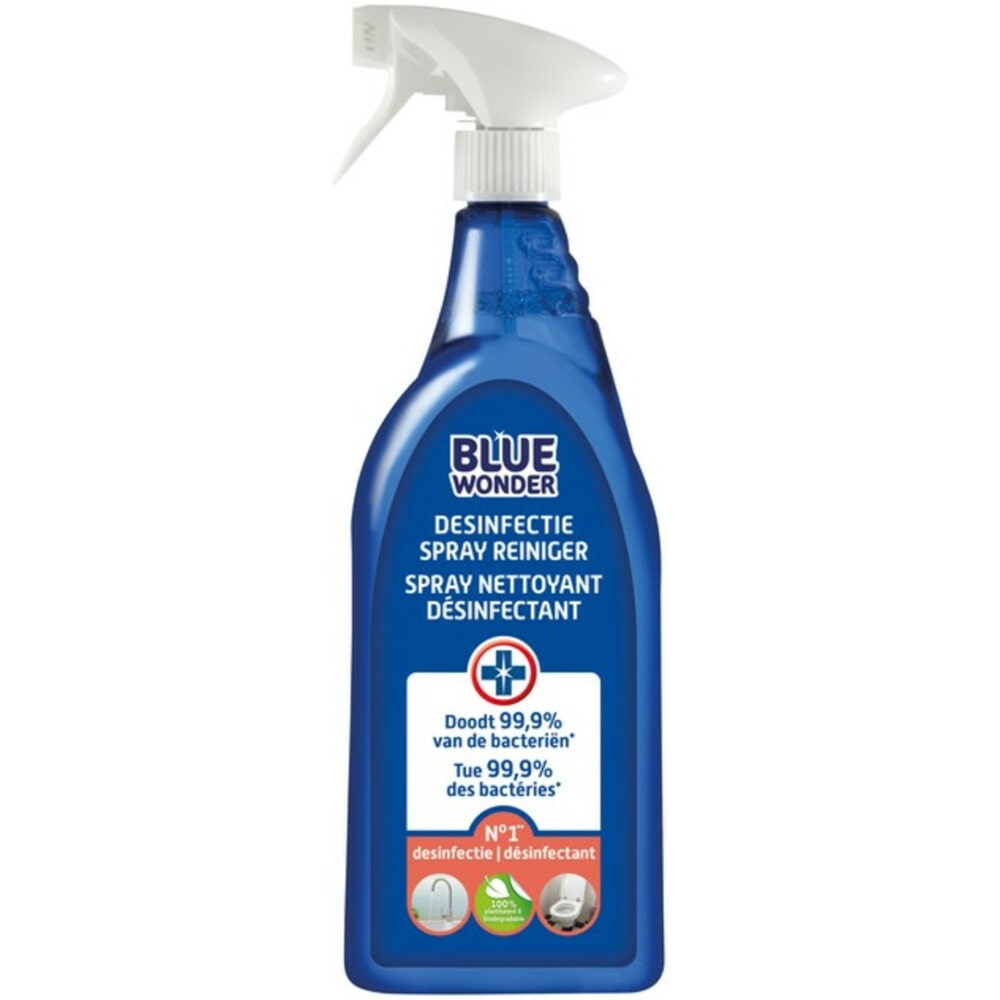 Blue Wonder desinfectie reiniger spray 6x750ml