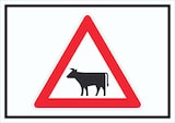 thumbnail of Schild Achtung Viehbetrieb Tiere Symbole A4 (210x297mm)