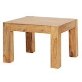 thumbnail of Massiver Couchtisch 60 cm Holz Tisch Massiv Wohnzimmertisch Beistelltisch