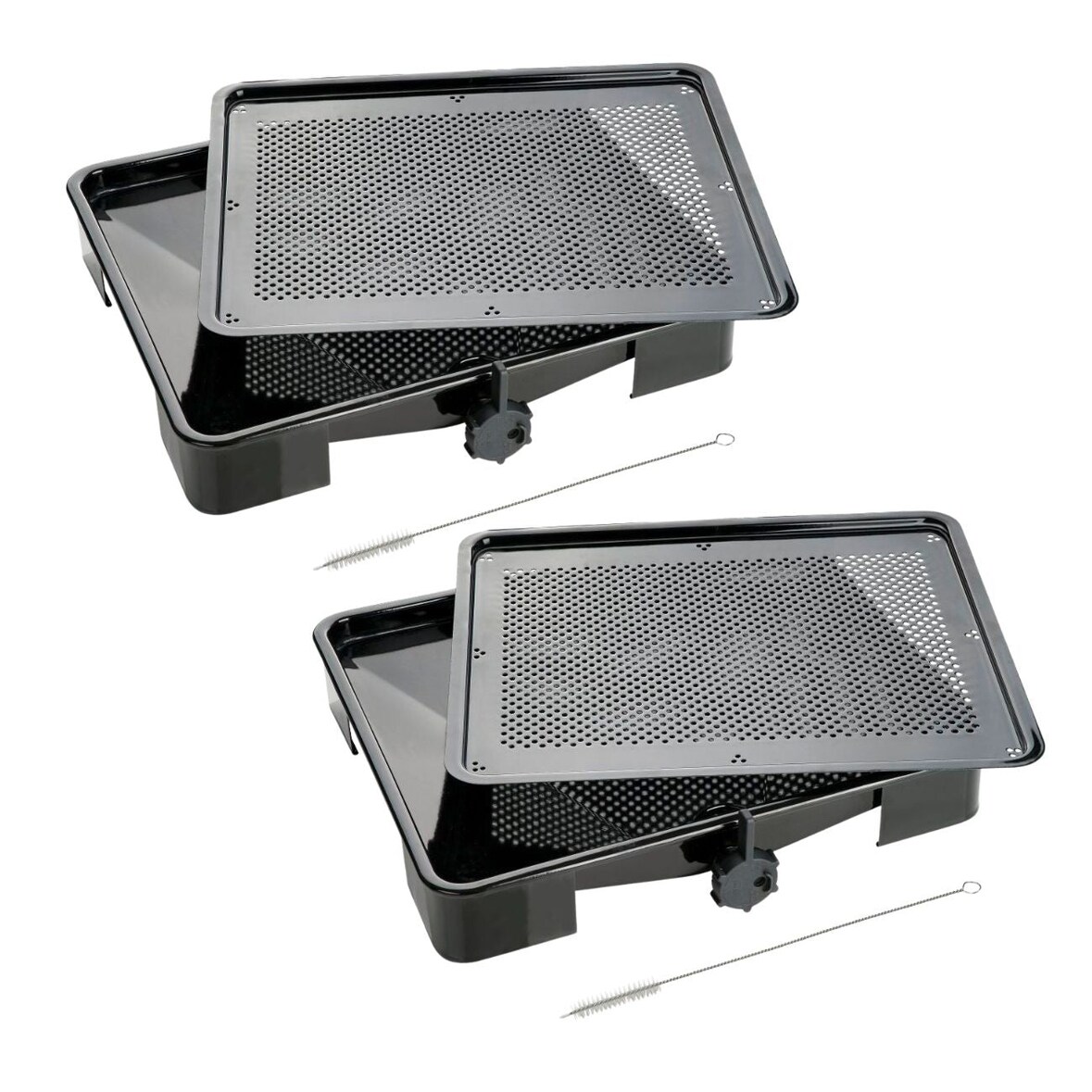 Set van 2 braadspannen met lekbak van 3 liter, 39 x 33 cm, Zenker Special Cooking