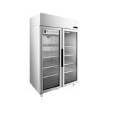 thumbnail of METRO PROFESSIONAL Congélateur double porte GFR1400G, 131.4 x 80.5 x 209 cm, 906 L, argenté