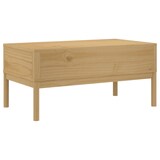 thumbnail of vidaXL Couchtisch FLORO Wachsbraun 99x55,5x45 cm Massivholz Kiefer