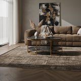 thumbnail of Teppich Flur Einfarbig Pflegeleicht Waschbar Wohnzimmer Schlafzimmer Schadstoffgeprüft Beige 240x340 cm OEKO-TEX – TITLIS von Kadima Design