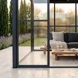 thumbnail of BS COM Parete laterale in policarbonato per pergola bioclimatica Tony Alluminio 149x20x8 cm Antracite
