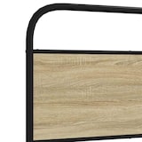 thumbnail of vidaXL Metallbett ohne Matratze Sonoma-Eiche 193x203 cm