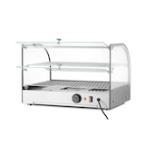 thumbnail of HENDI Warmhaltevitrine doppelt, doppelt, Schwarz, 220-240V/800W, 554x376x(H)376mm