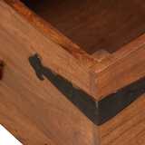 thumbnail of Table basse Bois d'acacia solide avec finition miel 110x55x35cm Modèle Atlas Office Pro Ultra