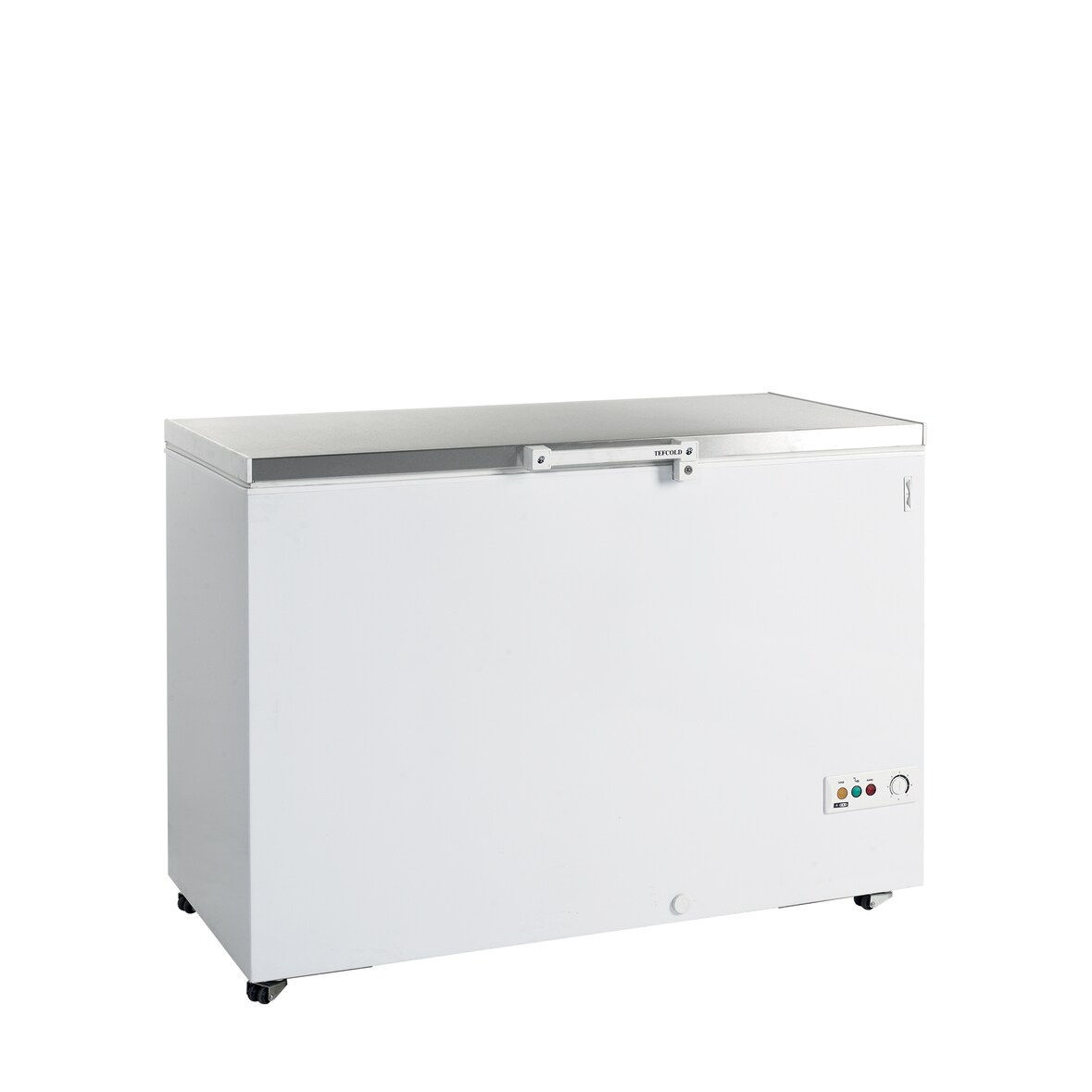 TEFCOLD Congelador para helados FR405S SL TEFCOLD, acero y vidrio, refrigeración profesional, Blanco