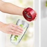 thumbnail of GOURMETmaxx Mixer Mr. Magic - Küchenmaschine - 18-tlg. - silber / rot