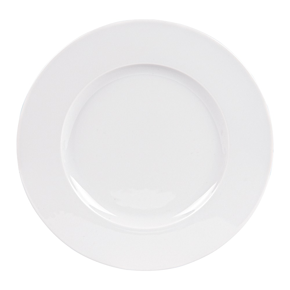 Assiette plate 27 cm Alaska x6 -  Blanc Rond Porcelaine Table Passion
