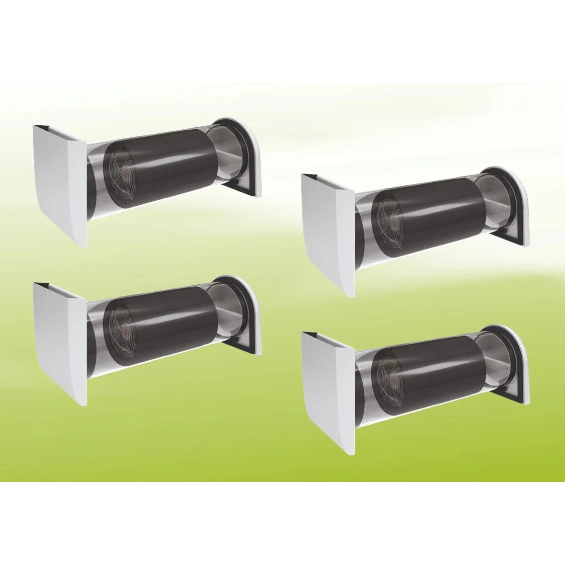 4x Viessmann Vitovent 050-D Typ H20E A43 ohne Bedienteil - Kunststoff - Z025291 - LB14103.2