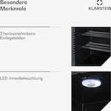 thumbnail of Brooklyn 42 Mini-Kühlschrank Glastür LED Ablage Schwarz