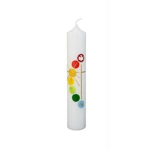 Wiedemann Kerzen Taufkerze verziert 265 x 50 mm, mit individueller Namensverzierung