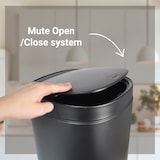 thumbnail of DESQ | Touch Prullenbak  | 30L | Binnenemmer | RVS | Softclose | Zwart