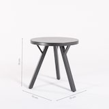 thumbnail of Mesa de exterior, Redonda, Alumínio, Cor Antracite, Mesa: 70 cm de diâmetro