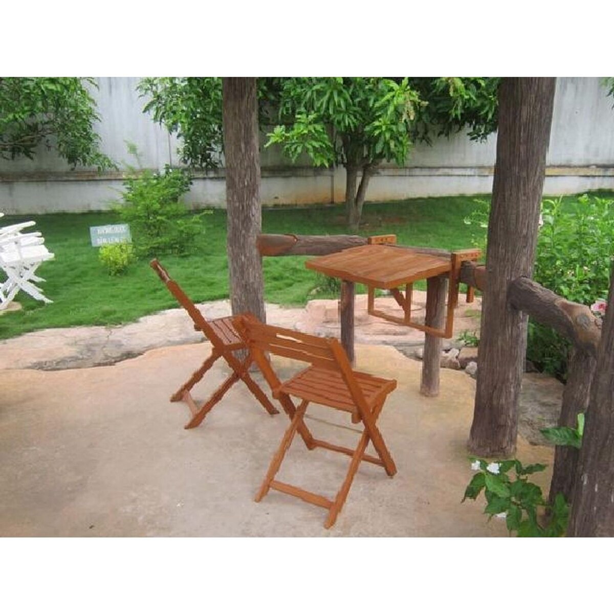 Gravidus Balkon-Hängetisch-Set Balkontisch Balkongruppe Sitzgruppe Tisch Stuhl