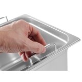 thumbnail of HENDI GN container met intrekbare handgrepen, GN 1/1, 28L, (H)200mm