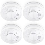 thumbnail of Alecto SA-110 QUAD - Rauchmelder mit 10 Jahren Batterie- und Sensorlaufzeit, 4er-Pack, Weiß