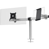 thumbnail of Monitorhalter mit Arm für 1 Monitor+1 Tablet silber Tischdurchführung