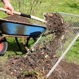 thumbnail of Relaxdays Durchwurfsieb, HxB: 100 x 60 cm, verzinktes Gartensieb, Streckmetall 15 x 25 mm, Kompostsieb, Stahl, silber