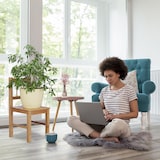 thumbnail of Relaxdays Deko Stuhl Bambus, HxBxT: 57 x 27 x 29 cm Kleiner Stuhl für Blumen, Holzstuhl, Kinderstuhl, Bambusstuhl, natur