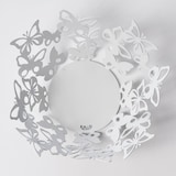 thumbnail of Farfalloso - Mittelstück Ø31 cm, Eisen weißer Marmor - Made in Italy