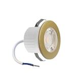 thumbnail of 3W LED mini Einbauleuchte Einbaustrahler Einbauspot Spot Gold 240 Lumen 230V Schutzart IP54 Warmweiß