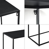 thumbnail of Helloshop26 - Mesa de consola em metal 74 x 115 x 32 cm preto fosco 03_0008564