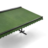 thumbnail of Toldo a dos aguas con caja de 3 x 4 m en aluminio verde cactus Oviala