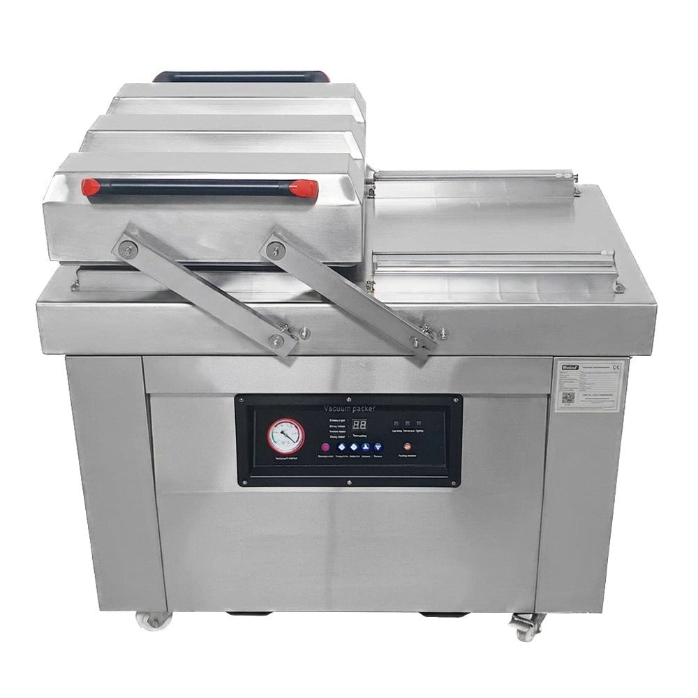 Romux® Máquina de Vácuo Profissional Dupla Câmara 400 mm com Armário | Seladora a Vácuo Profissional