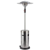 thumbnail of METRO Professional Fungo riscaldatore radiante a gas, acciaio inox, Ø 76 x 218 cm, spegnimento automatico, regolazione  continua, con ruote, argento