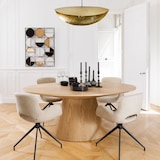 thumbnail of Luminaire Suspension en Métal Doré D 80 cm