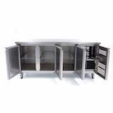 thumbnail of Mesa refrigerada profesional de 180 cm con 3 puertas y capacidad de 312 litros en acero inoxidable | Maxima