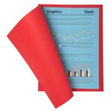 thumbnail of EXACOMPTA Paquet de 100 chemises SUPER 250 en carte 210 grammes coloris Rouge