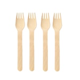 thumbnail of WISEFOOD 100 - Holz Gabel - 16,5 cm Holzgabel Einweg - Einweggabel