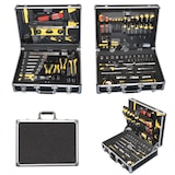 thumbnail of TECH-CRAFT Werkzeugkoffer 130 tlg. Heimwerker-Set Werkzeugtasche Werkstattkoffer