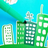 thumbnail of GIOTTO - Estuche 12 Rotuladores Maxi-Turbo, Súper Lavables con Bloqueo de Punta