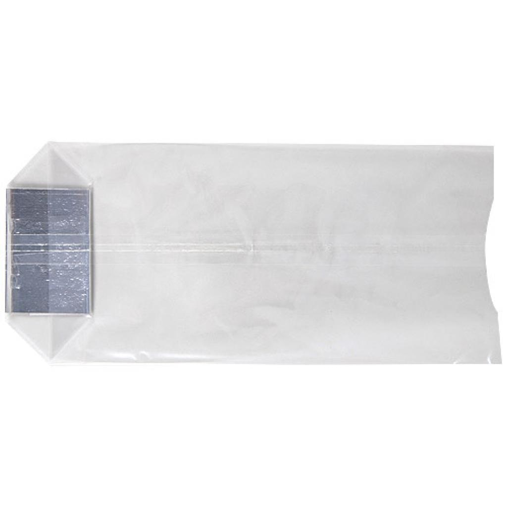 Firplast Sac "Cellophane™" transparent plat avec fond carton 100mm x 220mm