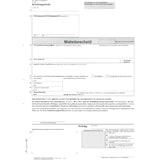 thumbnail of Vordruck für den Mahn- und Vollstreckungsbescheid Arbeitsgericht A4 selbstdurchschreibend