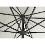 thumbnail of METRO PROFESSIONAL Sombrilla cuadrada, aluminio, 4 x 4 m, repelente al agua, blanco/gris