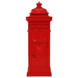 thumbnail of Helloshop26 - Buzón vintage de aluminio inoxidable color rojo 02_0041556