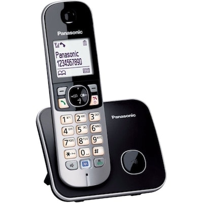 Panasonic KX-TG6811GB vaste telefoon met snoer (analoog), zwart