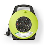 thumbnail of Enrouleur Rallonge Câble 2 Ports De Charge Usb 3 Prises De Courant Prise De Terre Usage Non Intensif Nedis