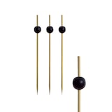 thumbnail of 6 lots de 250 Piques apéritifs 12,5 cm "Black Pearl"