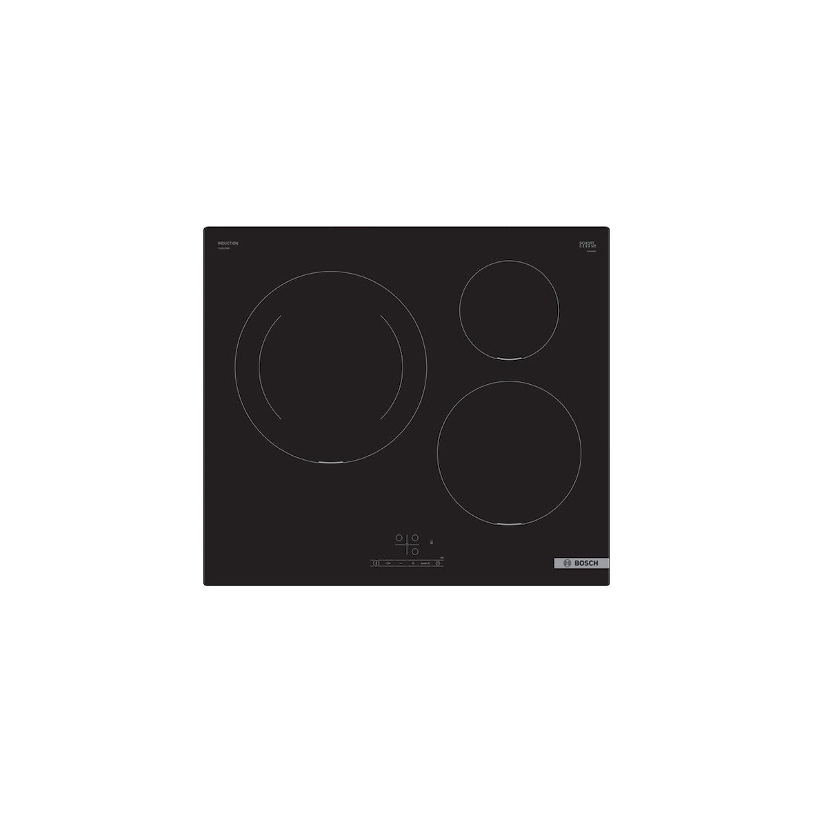 Plaque De Cuisson Induction 3 Foyers 4600w Usage Non Intensif Bosch