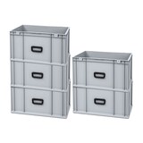 thumbnail of PROREGAL 5x Eurobox NextGen Portable Uno | HxBxT 32x40x60cm | 65 Liter | Eurobehälter, Transportbox, Transportbehälter, Stapelbehälter